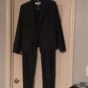 Nice dark blue denim look suit